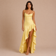 Alicia - Vestido de tirantes finos con cuerpo drapeado