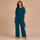 Carmen - Conjunto de blusa asimétrica y pantalón recto