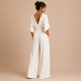 Lidia - Mono elegante con escote en V