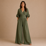 Lidia - Mono elegante con escote en V