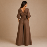 Lidia - Mono elegante con escote en V