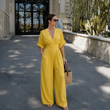 Lidia - Mono elegante con escote en V