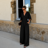 Lidia - Mono elegante con escote en V