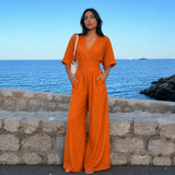 Lidia - Mono elegante con escote en V