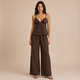 Elena - Conjunto top tirantes escotado y pantalón palazzo
