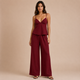 Elena - Conjunto top tirantes escotado y pantalón palazzo