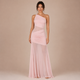 Eva - Vestido asimétrico drapeado con transparencias