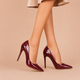 Victoria - Stilettos de punta fina con interior bicolor