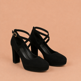 Alejandra - Zapatos de tacón bloque con plataforma