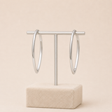 Pendientes Aro Grande Liso Minimalista