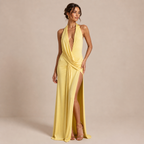 Vega – vestido largo con escote profundo