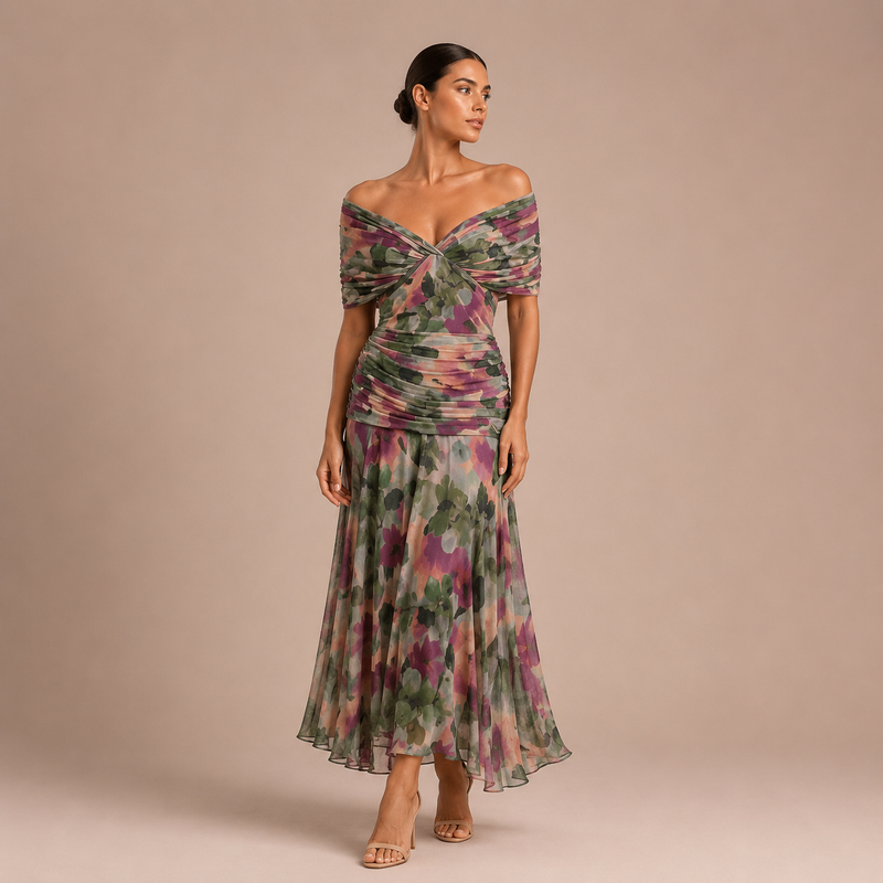 Alma - Vestido Largo de Escote en V