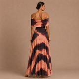 Ingrid - Vestido Hombros Descubiertos de Caída Fluida