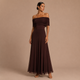 Ingrid - Vestido Hombros Descubiertos de Caída Fluida