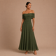 Ingrid - Vestido Hombros Descubiertos de Caída Fluida