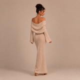 Sofia - Vestido Texturizado Off-Shoulder