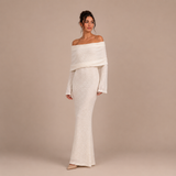 Sofia - Vestido Texturizado Off-Shoulder
