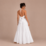 Valentina - Vestido Bohemio Paneles Halter