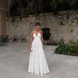 Valentina - Vestido Bohemio Paneles Halter