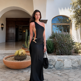 Cecilia - Vestido maxi un hombro