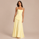 Claudia - Vestido maxi con tirantes finos y falda fluida
