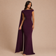 Regina - Vestido maxi hombros caídos y silueta ceñida