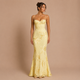 Rebeca - Vestido maxi con corpiño con copa y bordado floral
