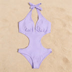Bañador minimalista de lavanda