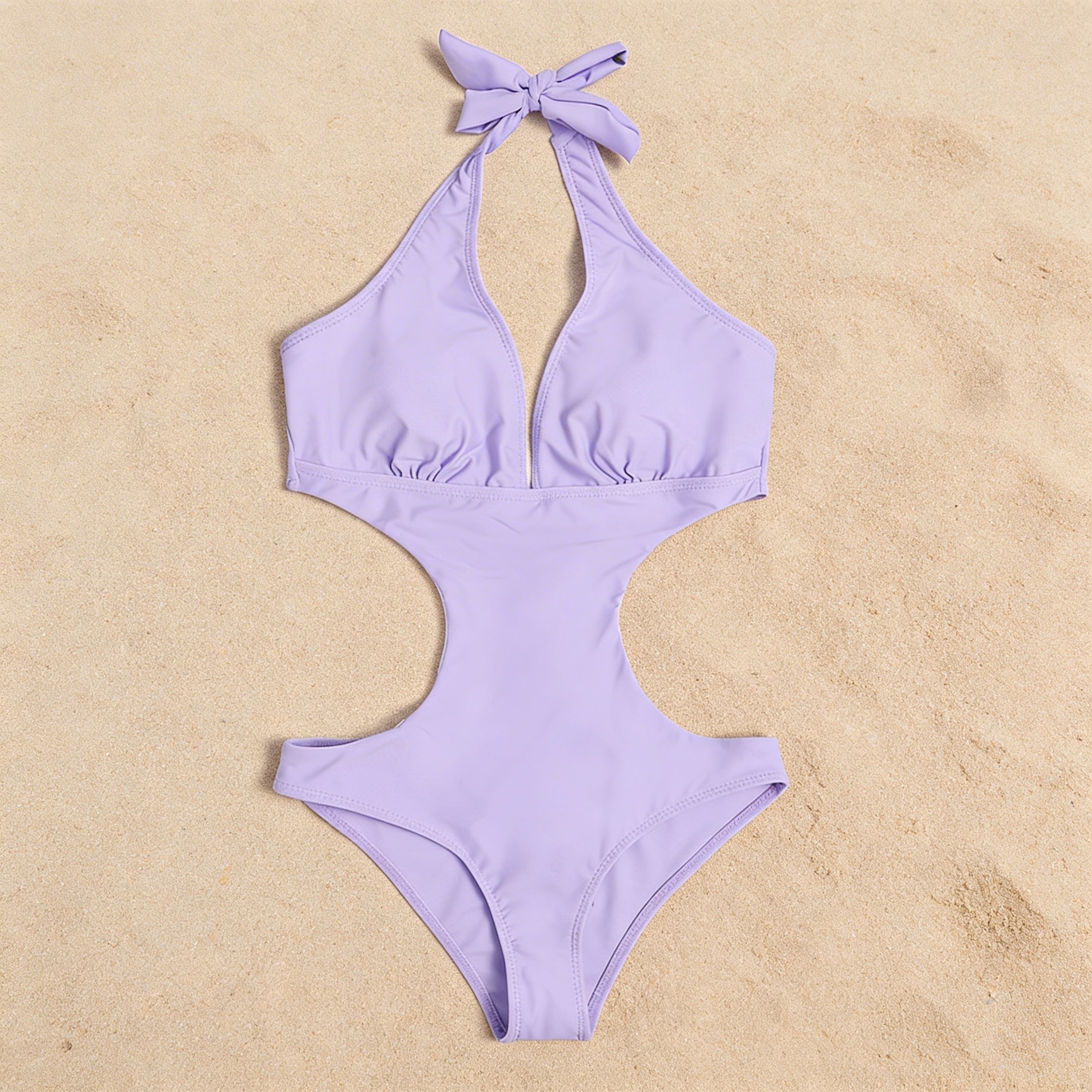 Bañador minimalista de lavanda