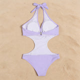 Bañador minimalista de lavanda