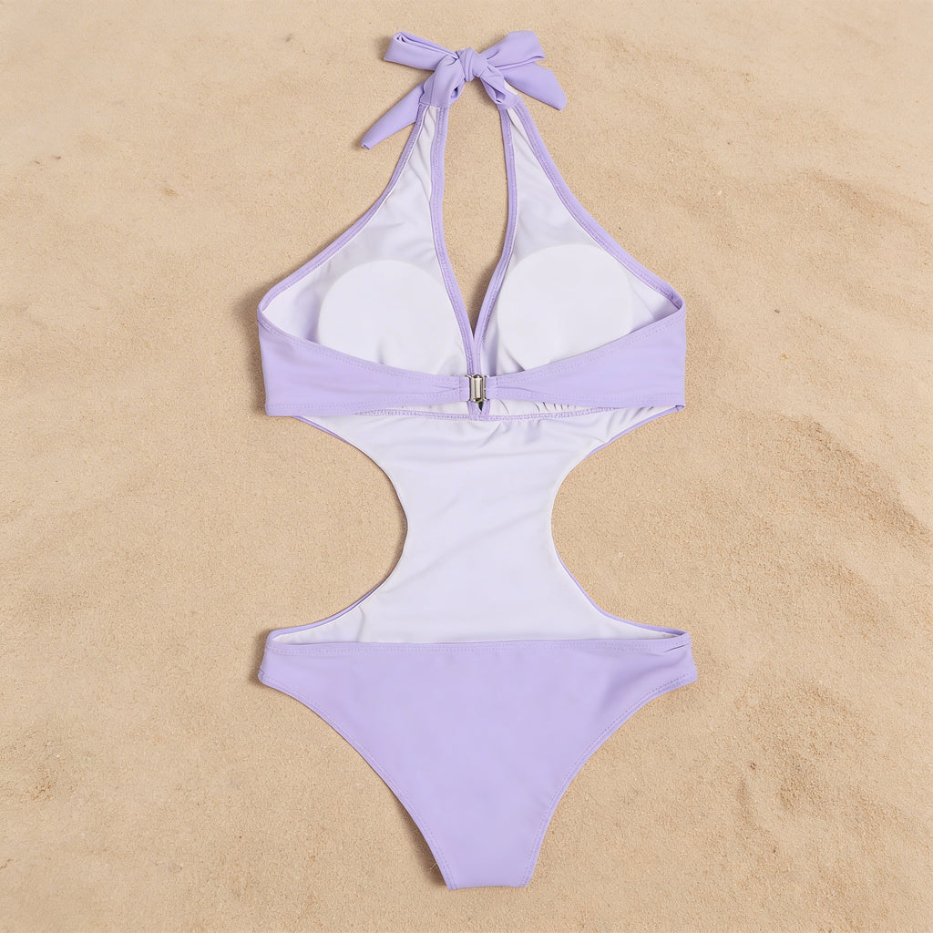 Bañador minimalista de lavanda