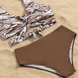 Bikini de patrón elegante